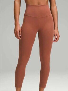 Lululemon Align High-Rise Crop in Ancient Copper 22" Size 4